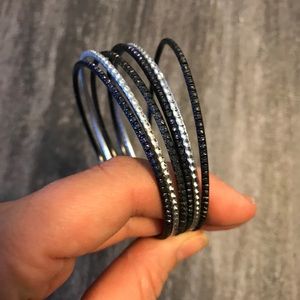 6 bangle bracelets